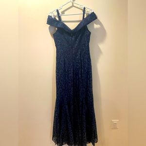 Sparkly Navy Evening Gown